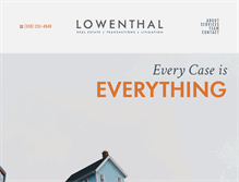 Tablet Screenshot of lowenthalapc.com